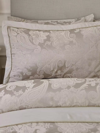 Opulent Jacquard Duvet Set | Champagne