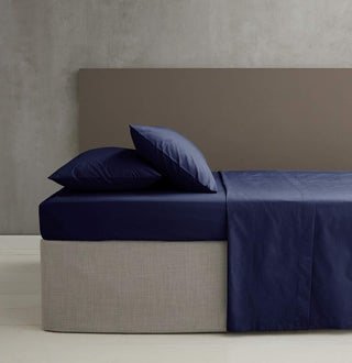 Lansfield Easy Iron Percale Sheets | Navy