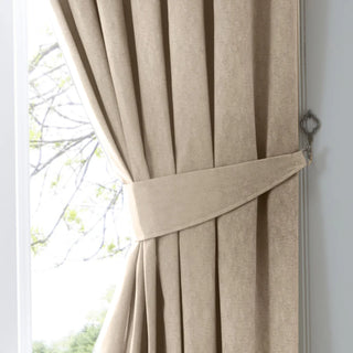 Dijon Pencil Pleat Blackout Curtains | Natural