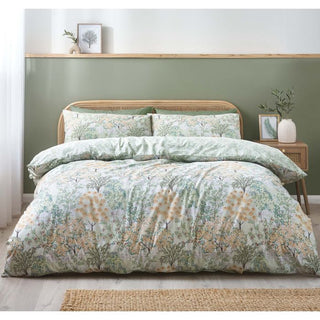 Forest Blossom Duvet Cover Set | Green
