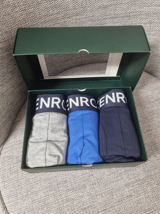 Hugo Boxers 3pk | Navy Multi