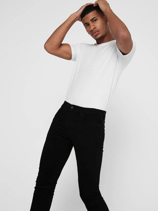 Loom Mid Rise Slim Jean | Black