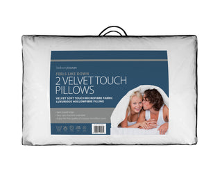 Bedroom Couture Feels Like Down 2 Velvet Touch Pillows Boxed Edge