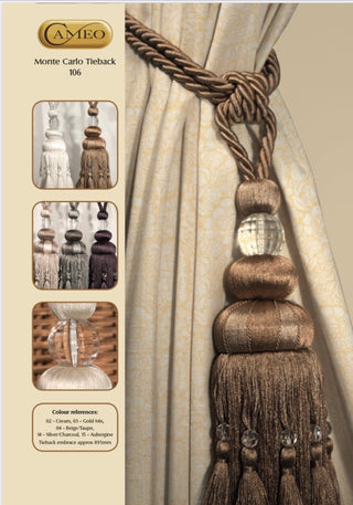 Cameo Monte Tieback Cameo Homewear Tieback & Holdbacks