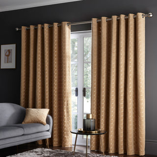 Lucca Curtains Ochre