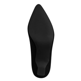 Pointed Court Shoe | Black
