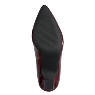 Pantent Pointed Court Shoe | Chianti