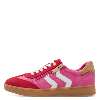 Bargi Double Stripe Trainer | Pink Comb
