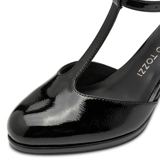 T Strap Heel | Black