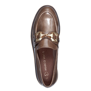 Chain Loafer | Taupe Patent