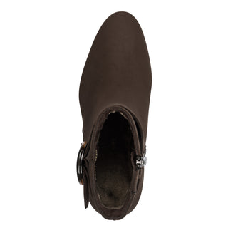 Buckle Ankle Boot | Mocca