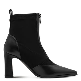 Front Zipper Boot | Black