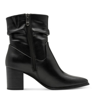 Round Toe Ankle Boot | Black