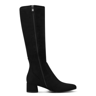 Suede Knee High Boot | Black