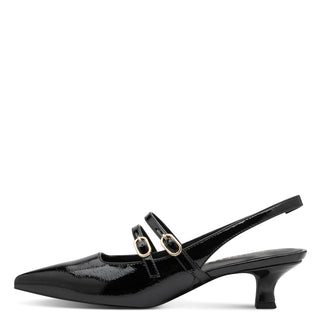 Pointed Kitten Heel | Black