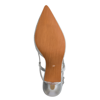 Masia Slingback Heel | Silver