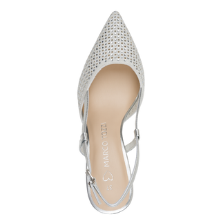 Masia Slingback Heel | Silver