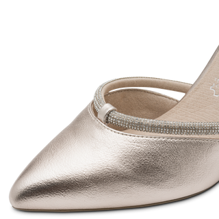 Masino Block Heel | Platinum