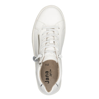 Zipper Trainer | White Silver