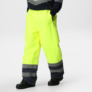 Men's Hi Vis X Pro Two Tone Insulated Overtrousers | Yellow Navy