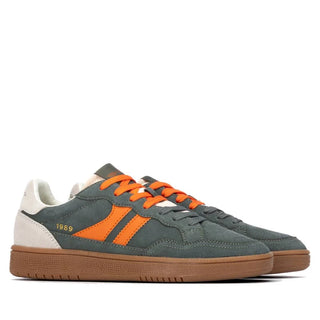 Leather Trainer | Khaki