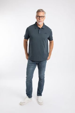 Indy Slub Polo Shirt | Navy