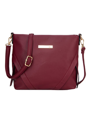 Sapphire Crossbody Bag | Burgundy