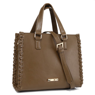 Vail Whipstitch Handle Bag | Green