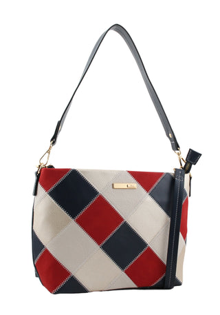 Orbit Midi Shoulder Bag | Navy