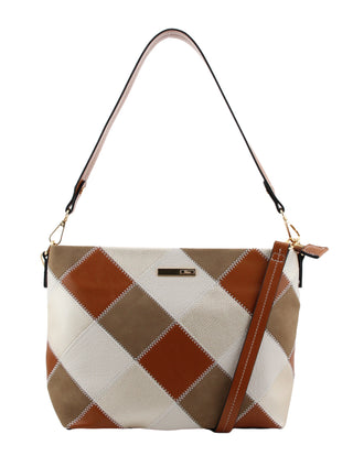 Orbit Midi Shoulder Bag | Tan