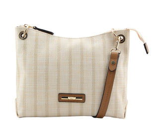 Saturn East West Crossbody Bag | Tan
