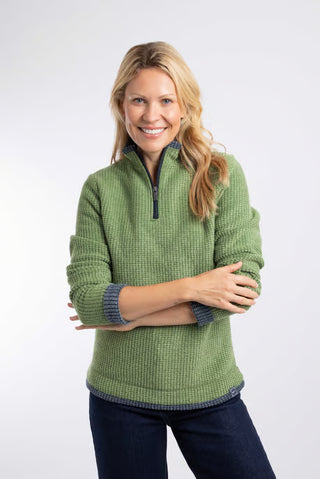 Beye Eco 1/4 Zip | Irish Moss