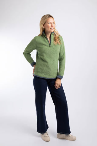Beye Eco 1/4 Zip | Irish Moss