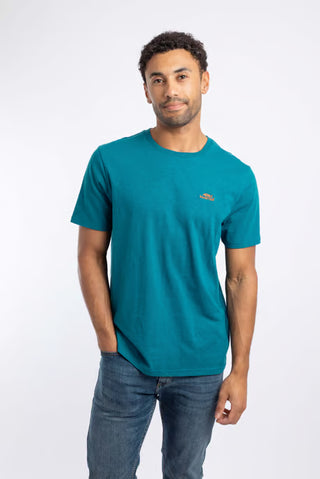 Fished Branded T-Shirt | Sea Blue