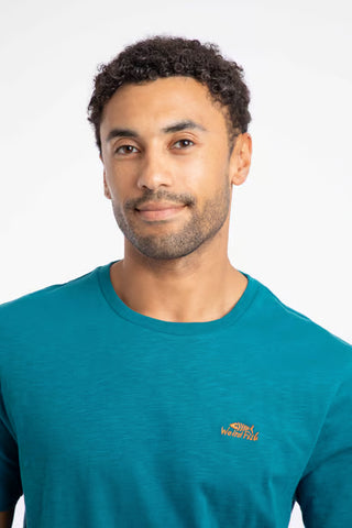 Fished Branded T-Shirt | Sea Blue