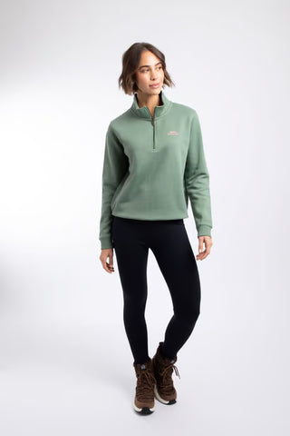 Avery 1/4 Zip Sweatshirt  | Military Green