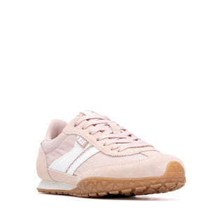 Suede Trainer | Nude