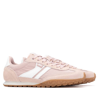Suede Trainer | Nude