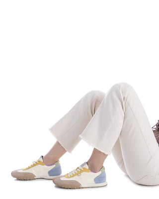 Lace Up Trainer | Yellow