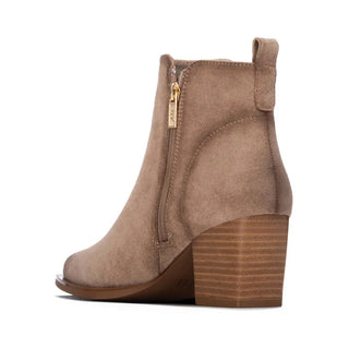 Microfibre Ankle Boot | Taupe