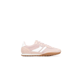 Suede Trainer | Nude