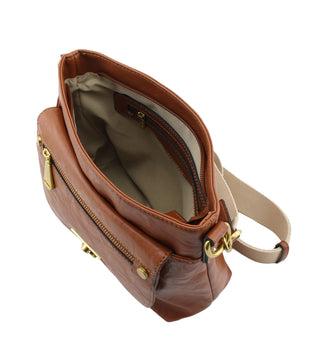 Lea Small N S Bag  | Tan