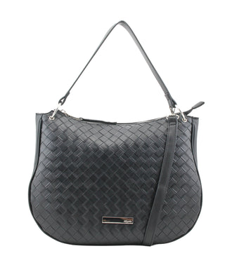 Lena Medium Shoulder Bag | Black