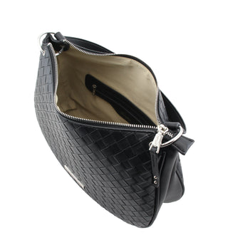 Lena Medium Shoulder Bag | Black