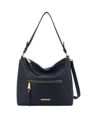 Isabelle Large Hobo Bag | Black