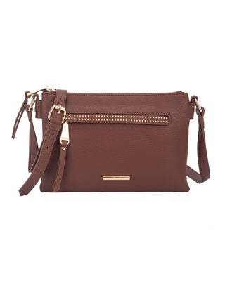 Isabelle Small Crossbody Bag | Dark Tan