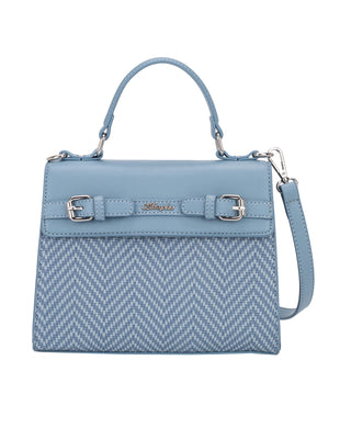 Rose Top Handle Grab Bag | Blue