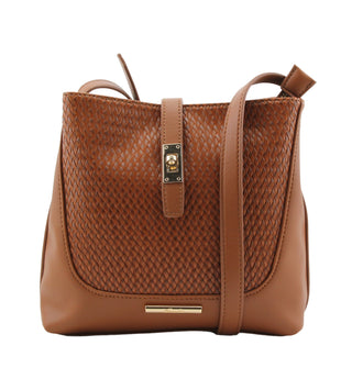 Dahlia Medium Bucket Bag | Tan