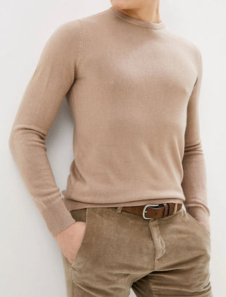 Badger Soft Crew Neck Taupe