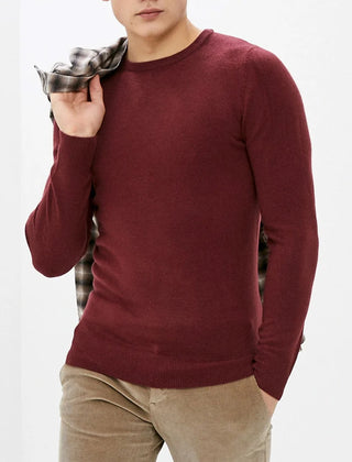 Badger Soft Crew Neck Burgundy